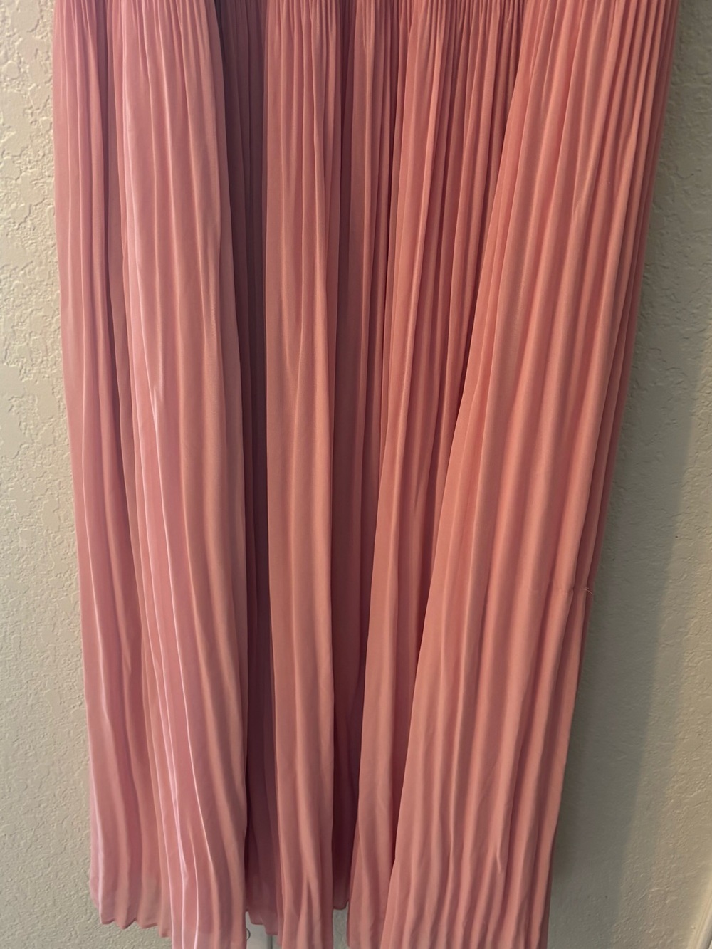 Lane Bryant Pink Pleated Maxi Dress, feminine, Romantic, fairy - Picture 5 of 8